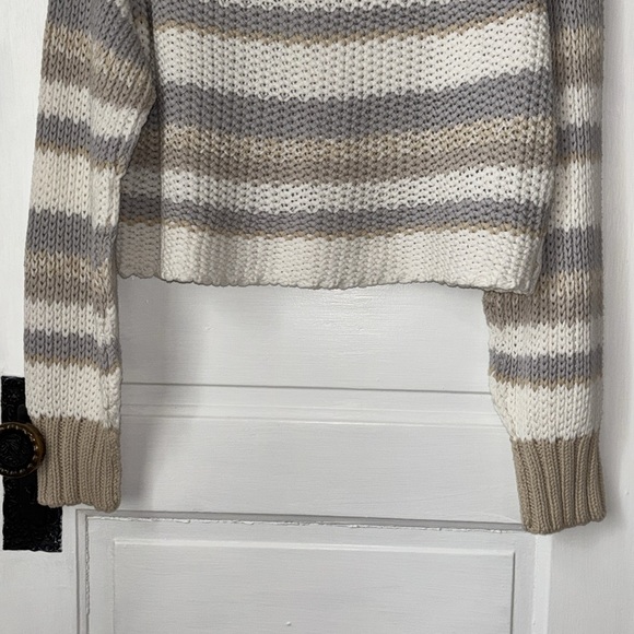 FREE PEOPLE DEVON STRIPED SWEATER - Picture 4 of 11